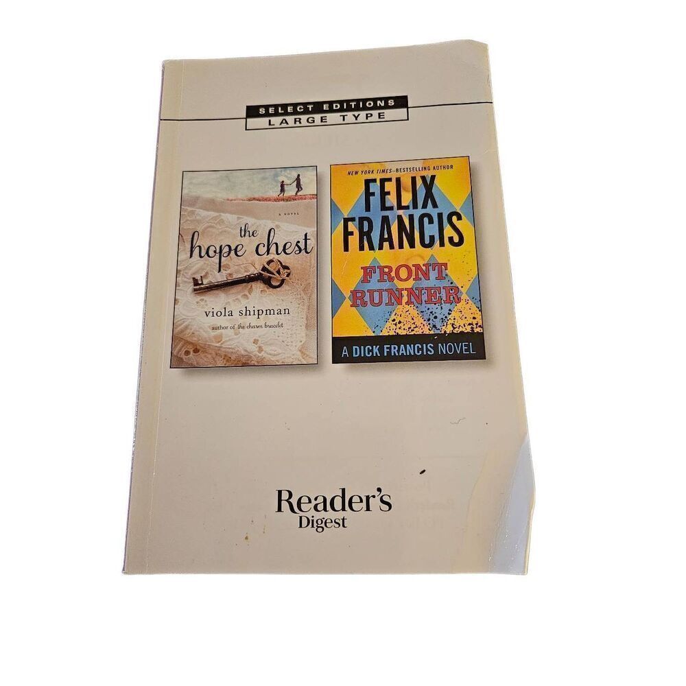 Readers digest The hope chest and Front Runner books